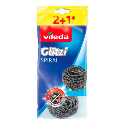 Скребки металеві Vileda Spiral 2+1 шт